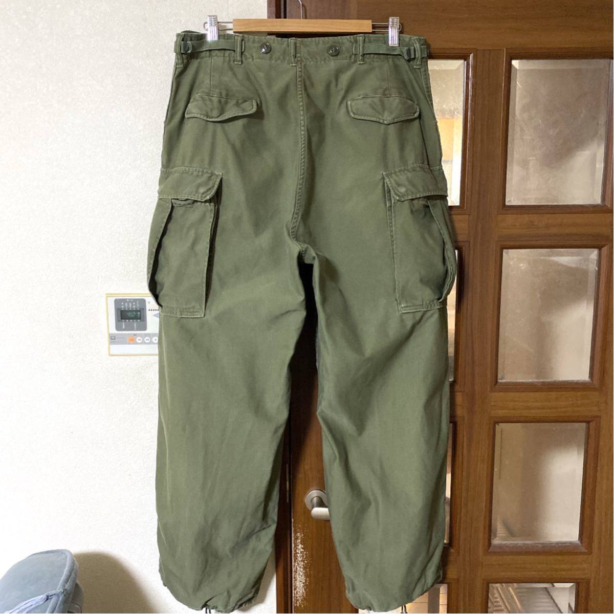 ビンテージ 70s ミリタリー 軍 細身 カーゴ パンツ 希少 美品