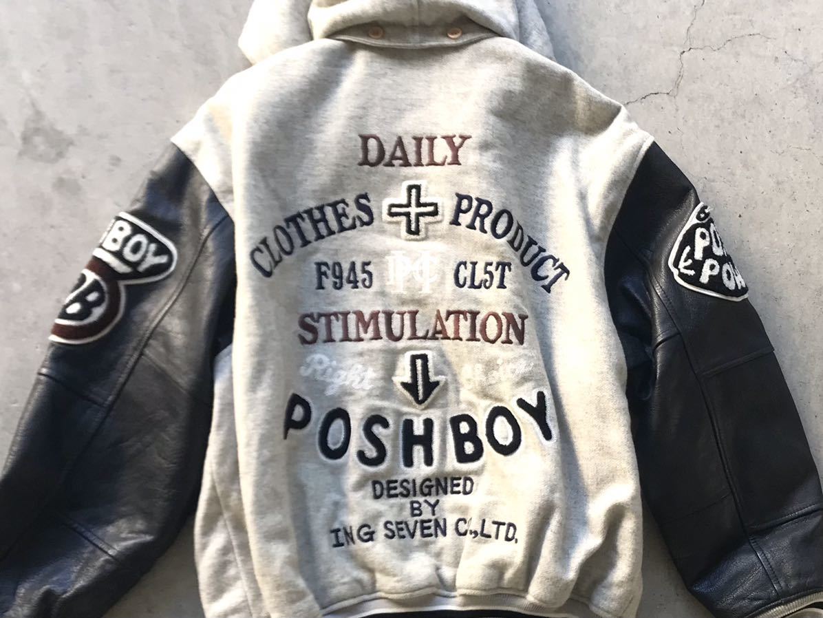 数量は多 新品未使用 激レア POSHBOY スタジャン リバーシブル