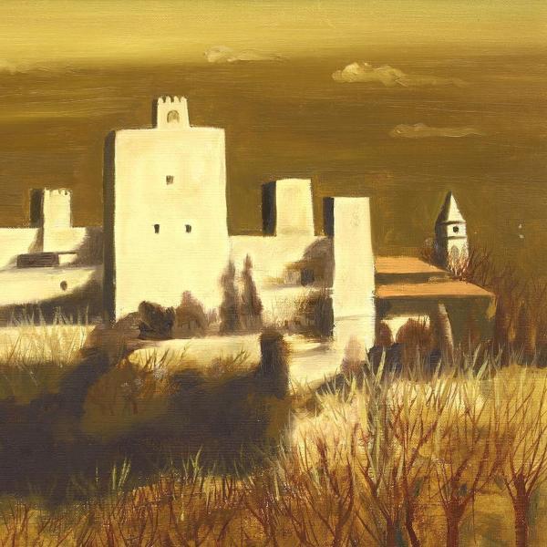 中植卯三郎 『信州風景』3号 風景画 油彩 油絵 絵画 肉筆 額装 美術品 