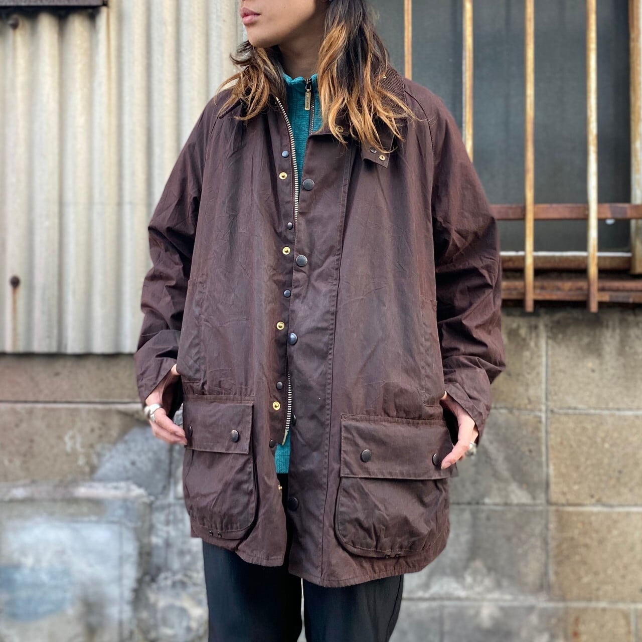 Barbour バブアー オイルドジャケット 希少 ジャケット レア ピンク