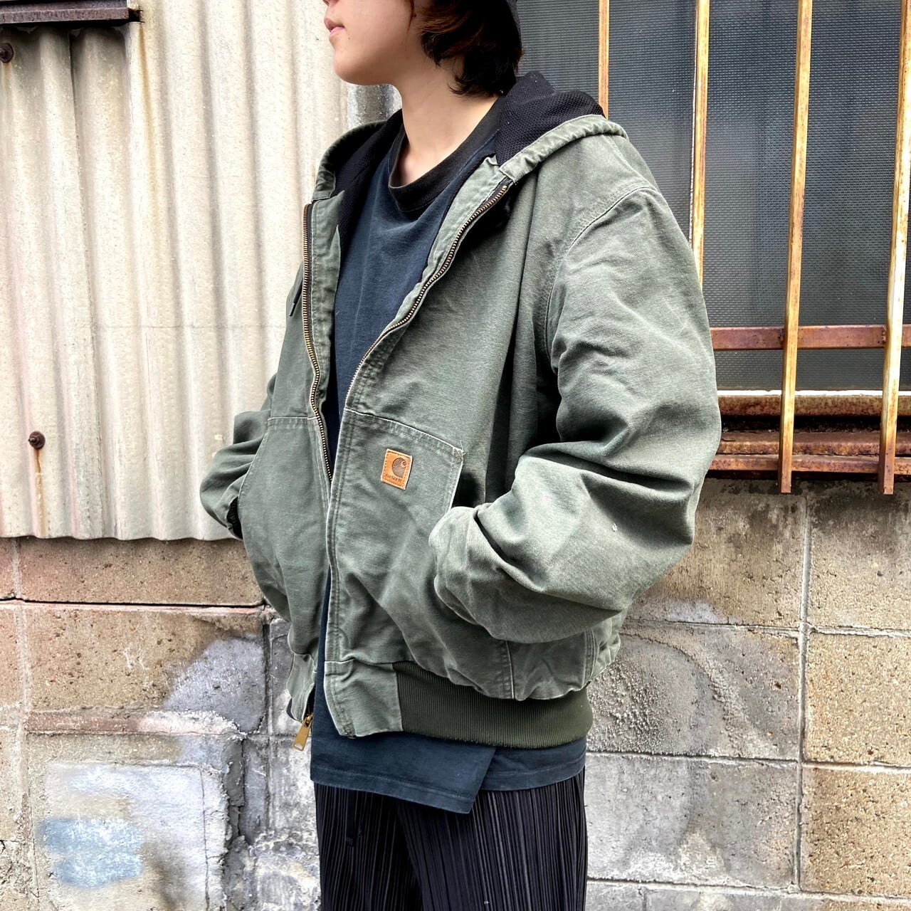 carhartt デトロイトジャケット モスグリーン XL | www