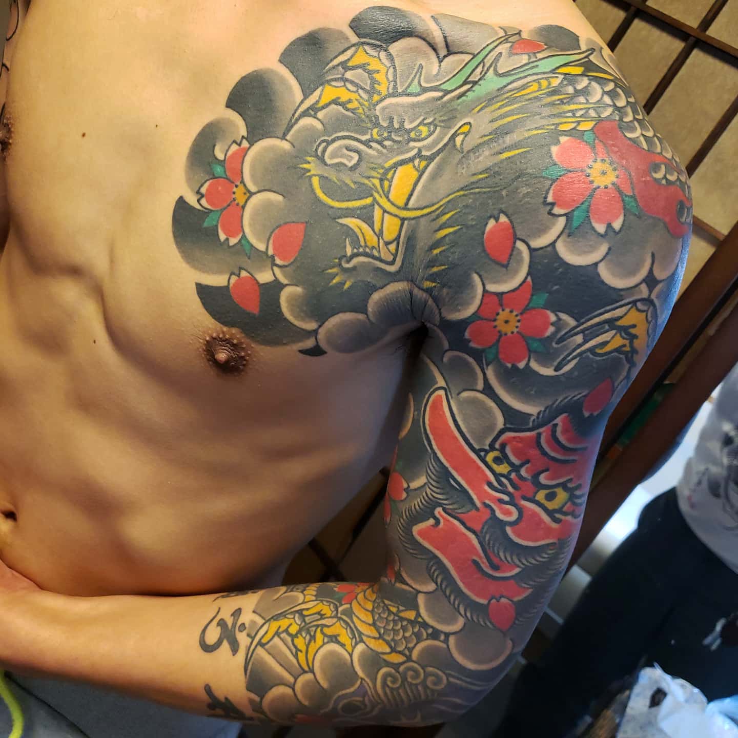 新選雛形絵様 和彫り 彫り物 皮工芸 刺青 タトゥー