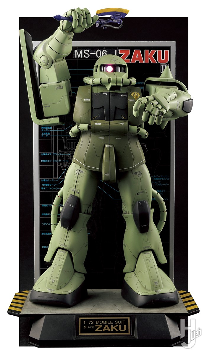 旧キット 1/72メカニックモデル 量産型ザク 塗装完成品