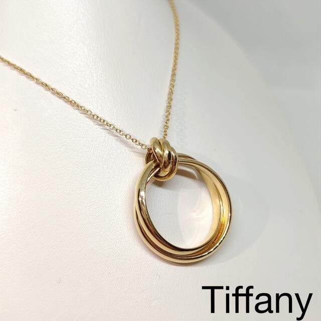 Tiffany ティファニー 18K スモールクロス ネックレス ジュウル