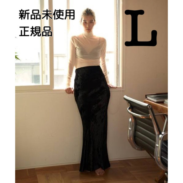 enof ／ ace long skirt Mサイズ／black | vrealitybolivia.com