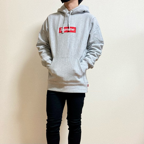 超熱 Box supreme 16AW 希少 新品 - Supreme logo S グレー パーカー