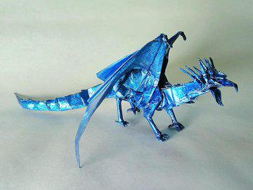 ハンドメイド 折り紙 龍神 シェンロン 龍 ドラゴン