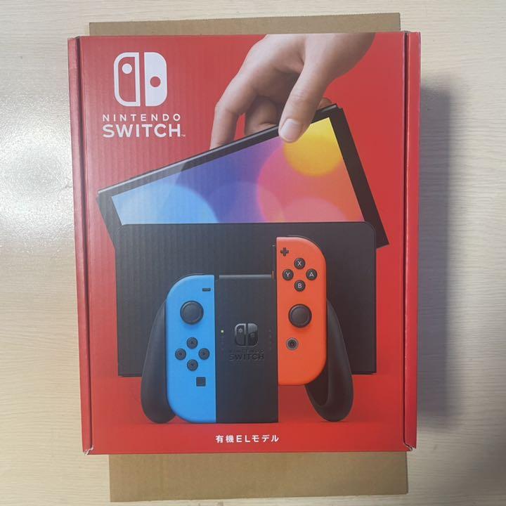 箱有り 任天堂Switch 有機el 充電器等未使用 テレビゲーム 家庭用