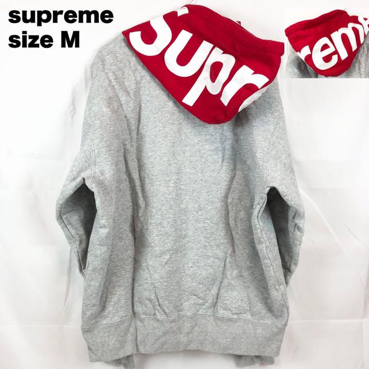 極美品】supreme Contrast Hooded Sweatshirt トップス パーカー le