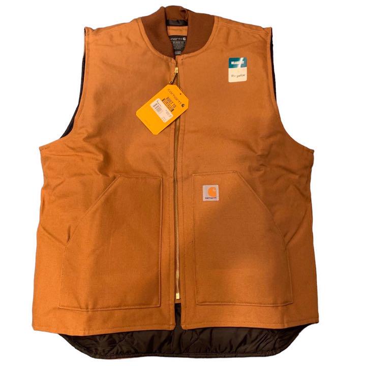 値下げ中 カーハート 新型 ダック ベスト 黒 L Carhartt トップス