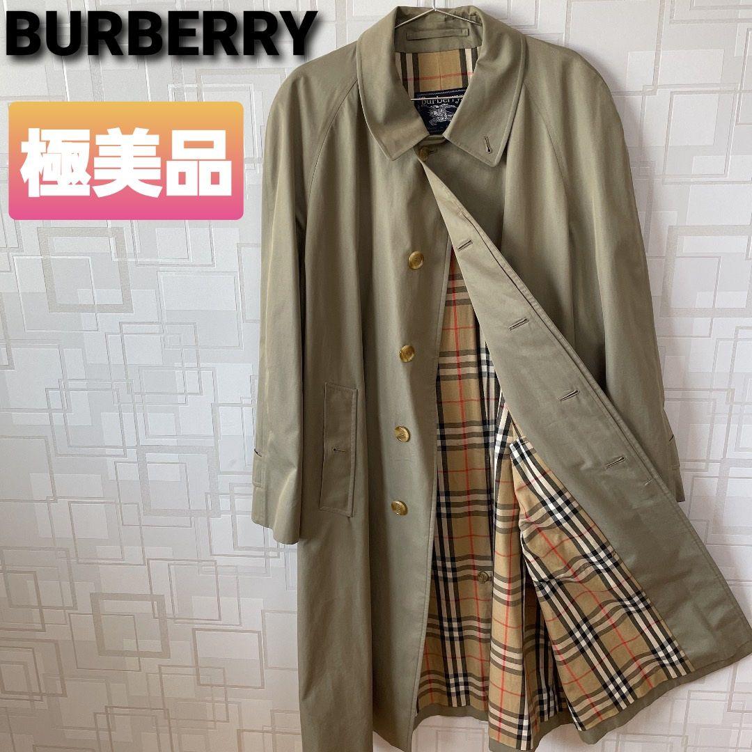 高い品質 極美品 最高級 BURBERRY ライナー付 ステンカラーコート