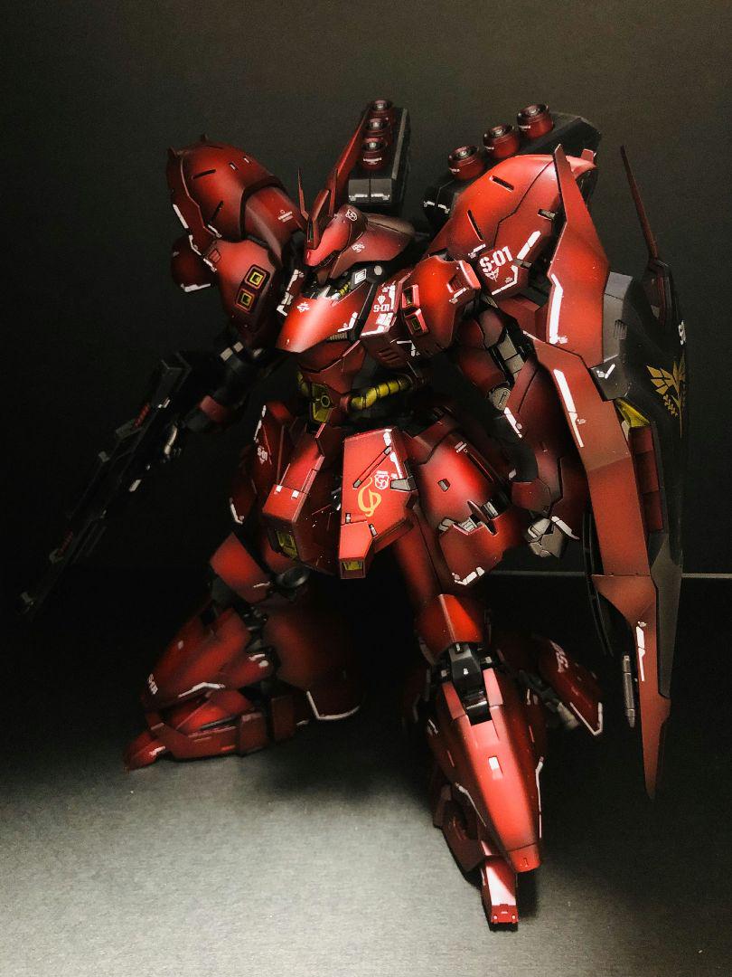 RG サザビー マットキャンディグラデーション塗装完成品見本 おもちゃ