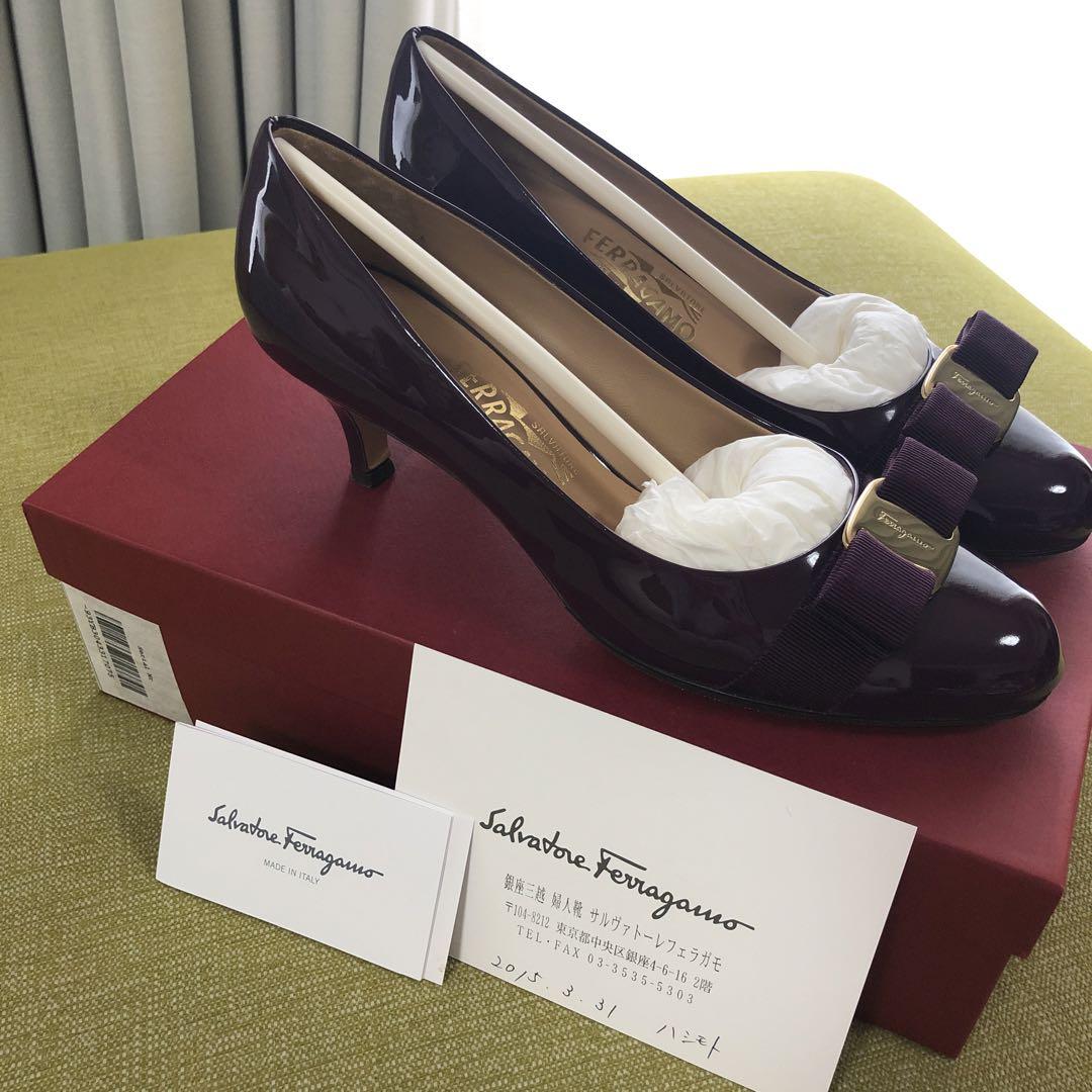 フェラガモ パンプス 美品 size8.5-