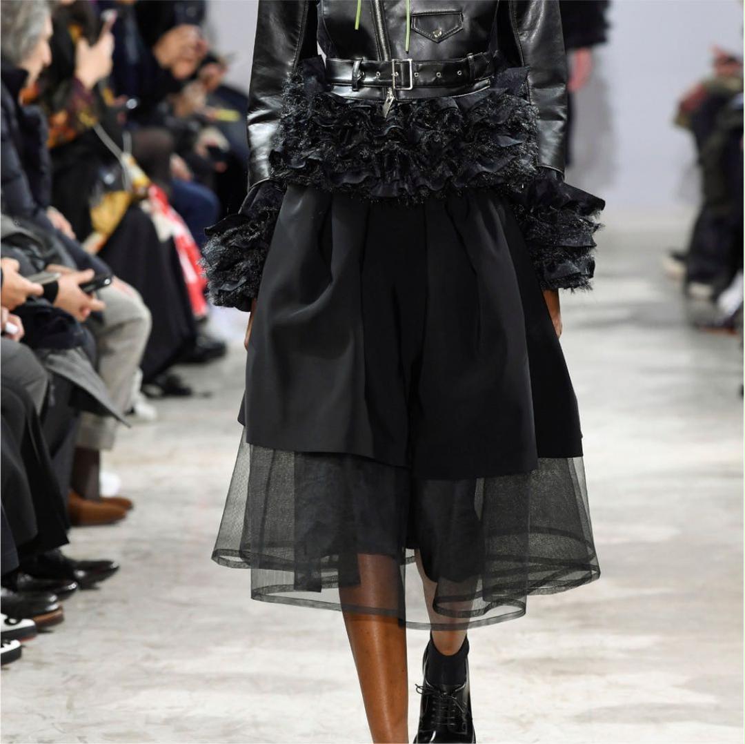 低価格ながら品質の良い Noir Kei Ninomiya 2022AW チュールスカート