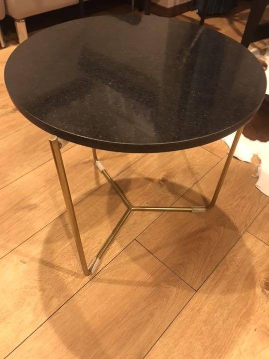 ZARA HOME ザラホーム ゴールドヤーン アイアンサイドテーブル ZARA HOME ザラホーム テーブル