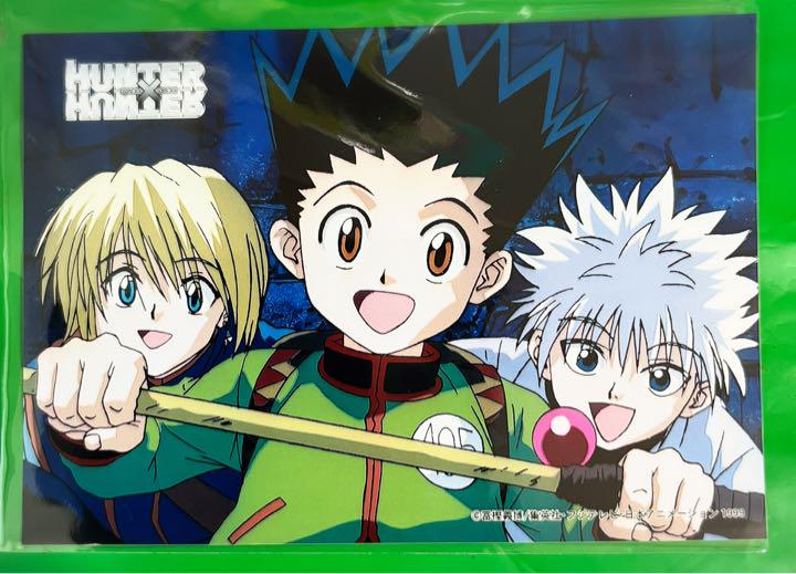 HUNTER×HUNTER クラピカ クロロ クリアファイル 旧アニメ 当時物