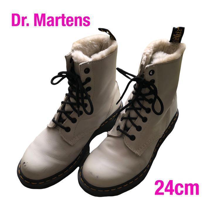 極美品✨ Dr.Martens ドクターマーチン レオパード ファー 8ホール 靴