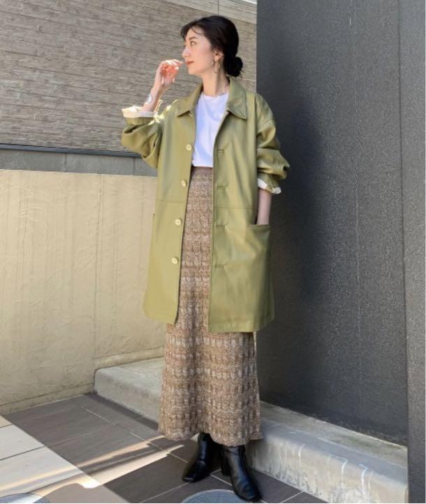 特価商品 美品【todayful】エコレザーオーバージャケット www ...