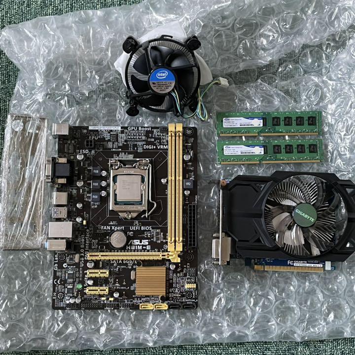 ＣPU・マザーボード・メモリ ・グラボのセット PC/タブレット PCパーツ 