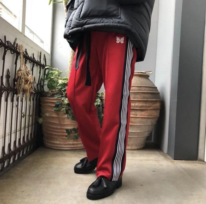 NEEDLES 19SS TRACK PANT 赤 レッド Mサイズメンズ - その他