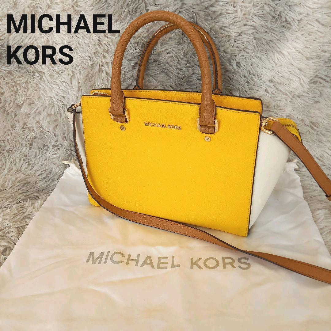 桜の花びら(厚みあり) 新品未使用 MICHAEL KORS 2WAY ショルダーバッグ