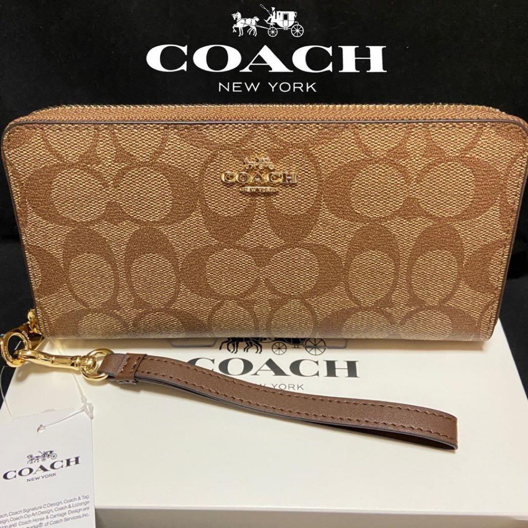 工場直送 新作 新品 COACH 長財布 日本限定 メンズ カラー ブラック