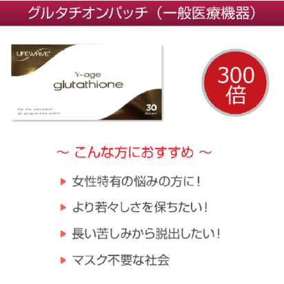 ライフウェーブパッチ グルタチオン&カルノシン