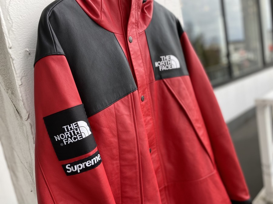 SEAL限定商品 希少SUPREME × THE NORTH FACE アーチロゴ レッド L www