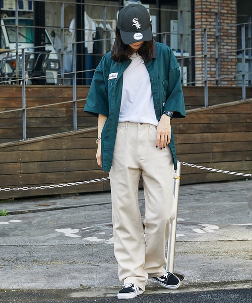 しめる clamp work wide pant IPvW3-m38229570500 ガーデント